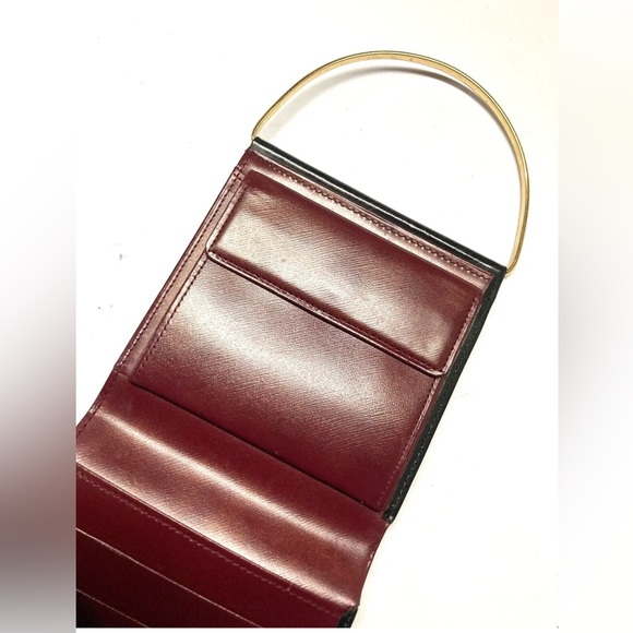 Cartier Trinity wallet…SUPER RARE with one gold and one silver handle - Picture 9 of 14